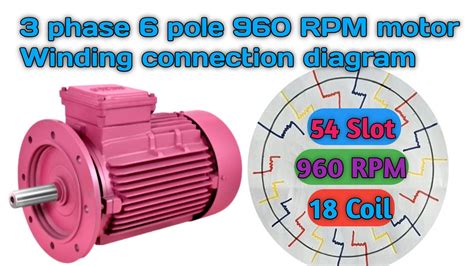 54 slot 6 pole winding diagram|induction motor seminar .